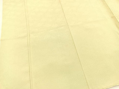 平和屋着物■上質な色無地　紗綾形地紋　蒸栗色　正絹　逸品　BAAX9057yc