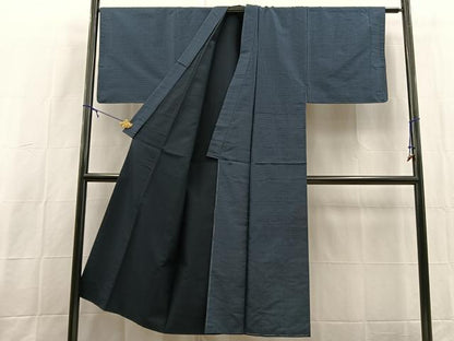 平和屋着物■男性　本場大島紬　袖無し羽織セット　100亀甲　総詰め　正絹　逸品　未使用　BAAX9061yc