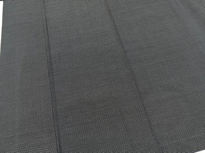 平和屋着物■男性　本場大島紬　アンサンブル　横段文　長羽織　正絹　逸品　BAAX9063yc