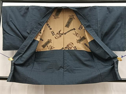平和屋着物■男性　本場大島紬　アンサンブル　100亀甲　総詰め　正絹　逸品　未使用　BAAX9072yc