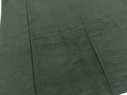 平和屋着物■男性　紬　錆鼠色　正絹　逸品　BAAX9074yc