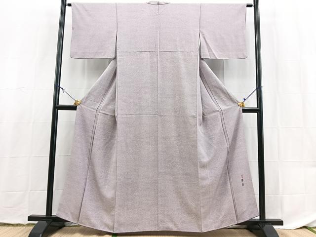 平和屋着物■上質な小紋　作家物　霞文　正絹　逸品　BAAX9075yc