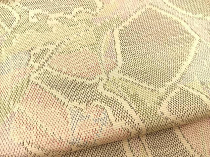 平和屋着物■上質な紬　抽象文　正絹　逸品　BAAX9077yc