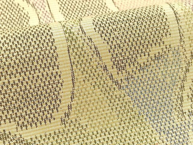 平和屋着物■上質な紬　抽象文　正絹　逸品　BAAX9077yc