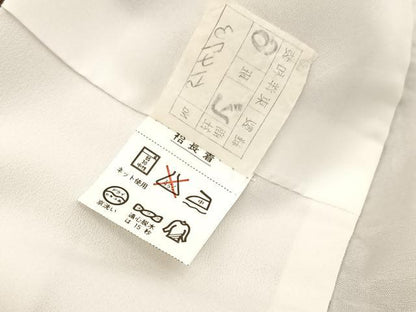 平和屋着物■小紋　草花文　洗える着物　BAAX9088yc