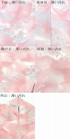 平和屋着物■上質な小紋　裏菊文　暈し染め　正絹　逸品　BAAX9097yc