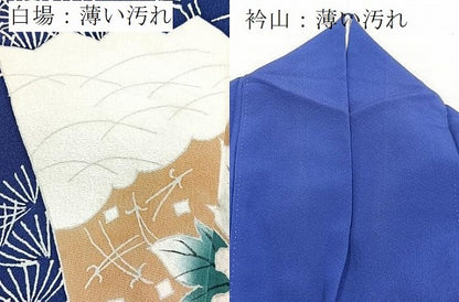 平和屋着物■豪華色留袖　扇面花文　正絹　逸品　BAAX9104yc