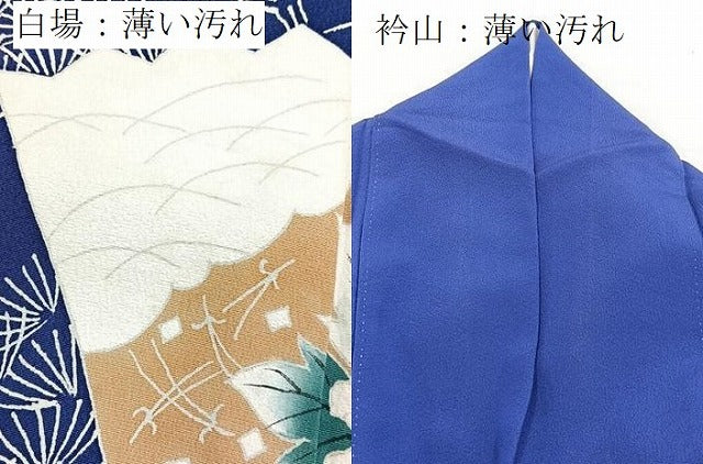 平和屋着物■豪華色留袖　扇面花文　正絹　逸品　BAAX9104yc