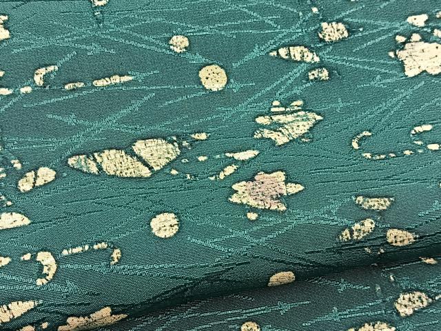 平和屋着物■上質な小紋　ろうけつ染め　吹き寄せ文　正絹　逸品　未使用　BAAX9106yc