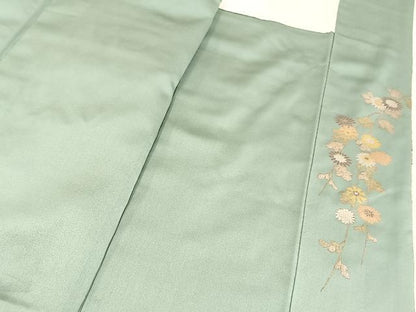 平和屋着物■訪問着　流水花文　暈し染め　金彩　正絹　逸品　BAAX9123yc