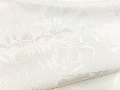 平和屋着物■長襦袢　無双仕立て　草花地紋　三越扱い　正絹　逸品　BAAX9131yc
