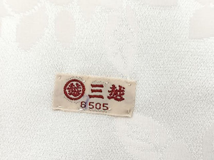 平和屋着物■長襦袢　無双仕立て　草花地紋　三越扱い　正絹　逸品　BAAX9131yc
