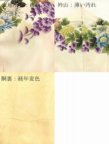 平和屋着物■豪華振袖　風景花文　金彩　正絹　逸品　BAAX9136yc