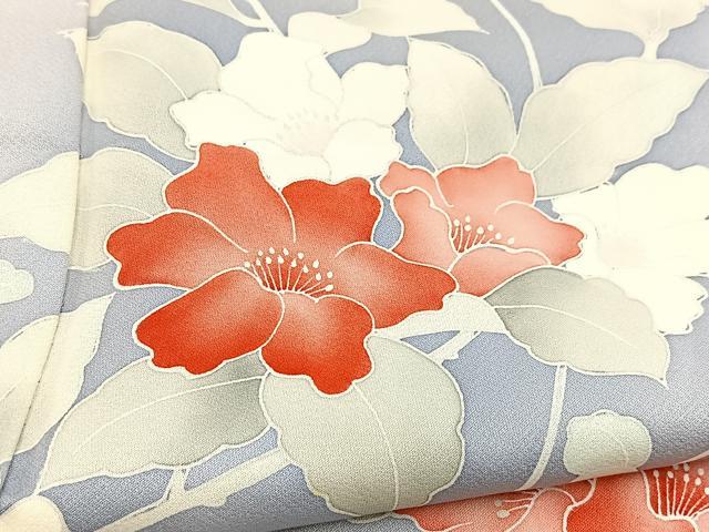 平和屋着物■訪問着　草花文　暈し染め　正絹　逸品　BAAX9145yc