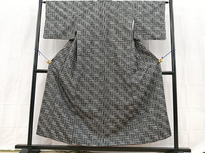 平和屋着物■上質な紬　檜垣文　正絹　逸品　BAAX9167yc
