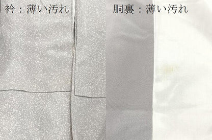 平和屋着物■訪問着　友禅　枝花文　たたき染め　正絹　逸品　未使用　BAAX9169yc