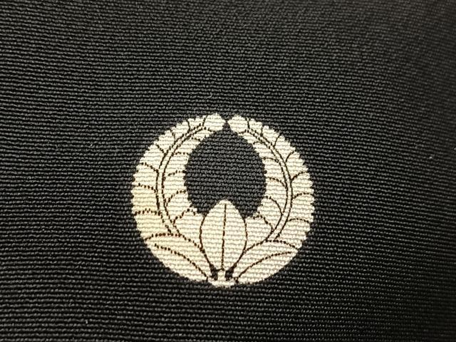 平和屋着物■豪華黒留袖　松竹梅扇文　金銀彩　正絹　逸品　BAAX9171yc