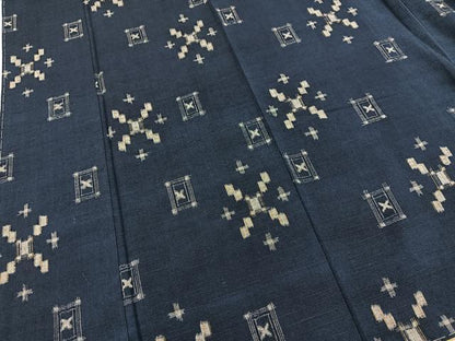 平和屋着物■上質な紬　幾何学文様　正絹　逸品　BAAX9178yc
