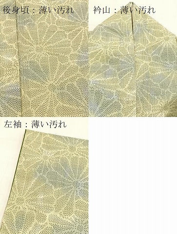 平和屋着物■上質な紬　菊尽くし　正絹　逸品　BAAX9185yc