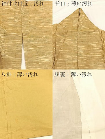 平和屋着物■上質な紬　霞文　正絹　逸品　BAAX9188yc