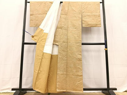 平和屋着物■上質な紬　霞文　正絹　逸品　BAAX9188yc