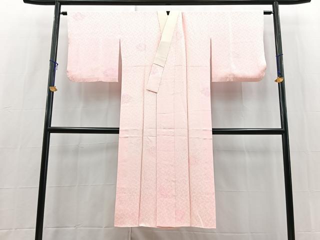 平和屋着物■長襦袢　袷　絞り　枝桜地紋　やまと誂製　正絹　逸品　BAAX9204yc