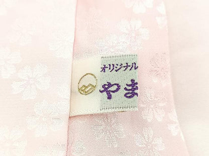 平和屋着物■長襦袢　袷　絞り　枝桜地紋　やまと誂製　正絹　逸品　BAAX9204yc