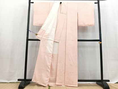 平和屋着物■上質な色無地　風景地紋　虹色　正絹　逸品　BAAX9220yc