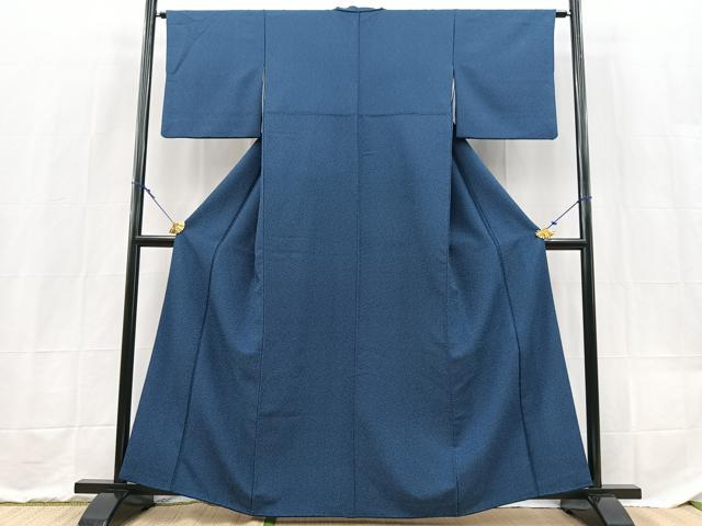 平和屋着物●江戸小紋　あられ文　洗える着物　BAAX9223yc