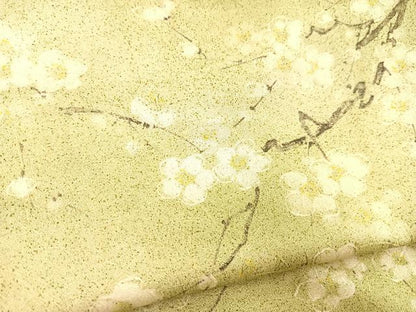 平和屋着物■小紋　枝花文　暈し染め　洗える着物　BAAX9247yc