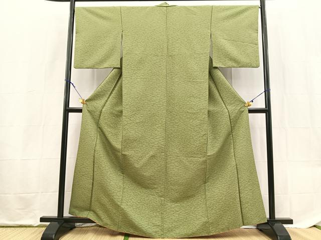 平和屋着物■小紋　こぼれ松葉文　洗える着物　BAAX9266yc