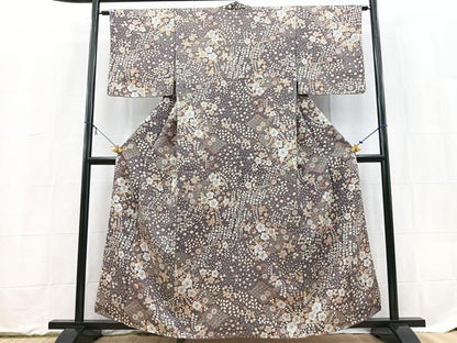 平和屋着物■小紋　辻が花　洗える着物　未使用　BAAX9268yc