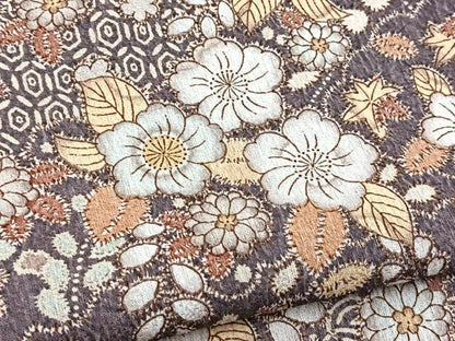 平和屋着物■小紋　辻が花　洗える着物　未使用　BAAX9268yc