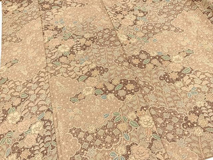 平和屋着物■小紋　辻が花　洗える着物　BAAX9278yc