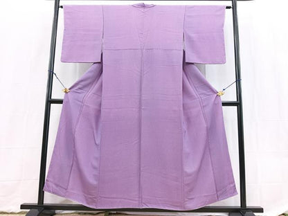 平和屋着物■上質な小紋　捻梅　正絹　逸品　BAAX9291yc