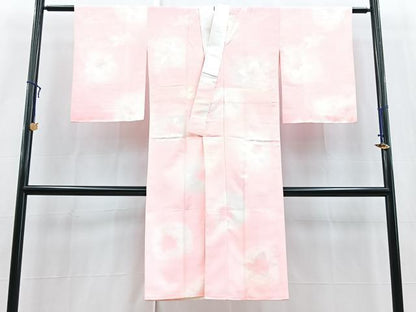 平和屋着物■長襦袢　無双仕立て　流水花地紋　暈し染め　洗える着物　BAAX9292yc