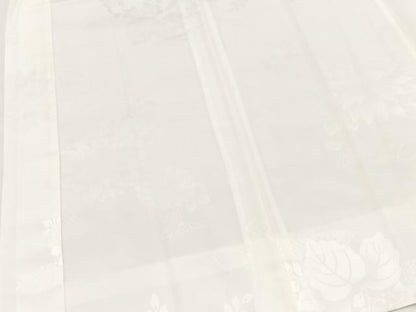 平和屋着物■長襦袢　無双仕立て　扇面花地紋　洗える着物　BAAX9298yc
