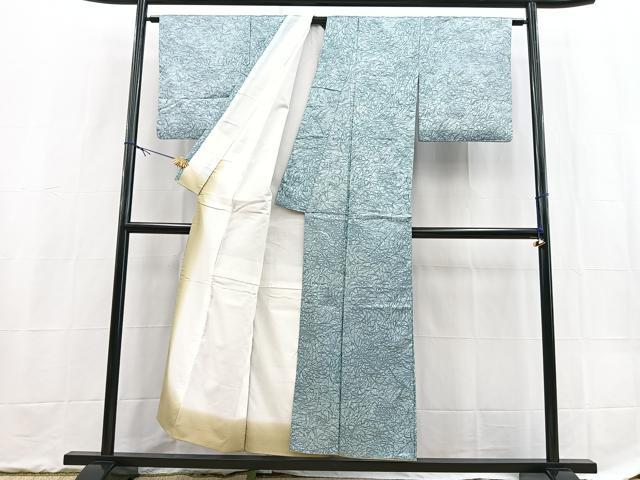 平和屋着物■小紋　草木文　洗える着物　BAAX9303yc
