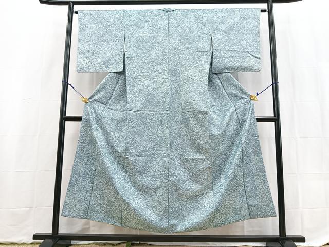 平和屋着物■小紋　草木文　洗える着物　BAAX9303yc
