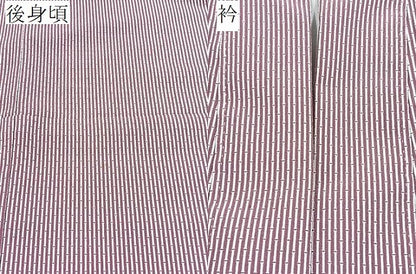 平和屋着物●江戸小紋　竹縞　洗える着物　BAAX9322yc