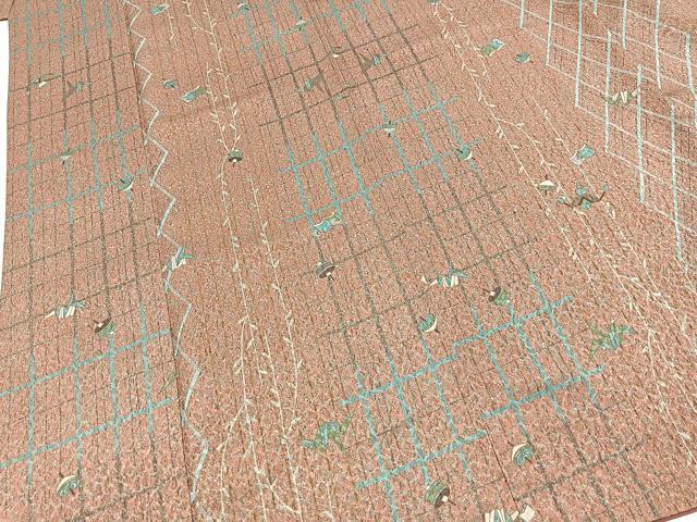 平和屋着物■小紋　玩具文　洗える着物　BAAX9328yc