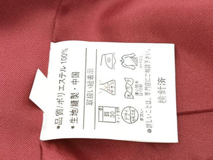 平和屋着物■小紋　草花文　黒地　洗える着物　未使用　BAAX9341yc
