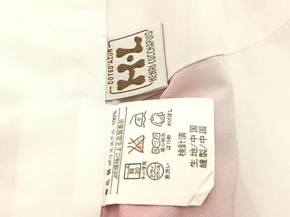 平和屋着物●H・L（アッシュエル）　HENRI-LUC CHAPUIS　訪問着　草花文　暈し染め　ロング丈　洗える着物　BAAX9350yc