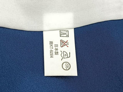 平和屋着物■小紋　切嵌花文　洗える着物　BAAX9359yc