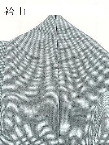 平和屋着物●江戸小紋　角通し　洗える着物　BAAX9378yc