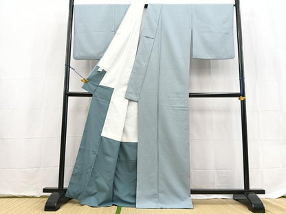 平和屋着物●江戸小紋　角通し　洗える着物　BAAX9378yc
