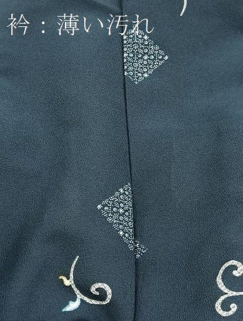平和屋着物■小紋　吉祥唐草文　洗える着物　BAAX9380yc