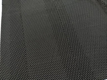 平和屋着物■小紋　瓦文　黒地　洗える着物　BAAX9382yc