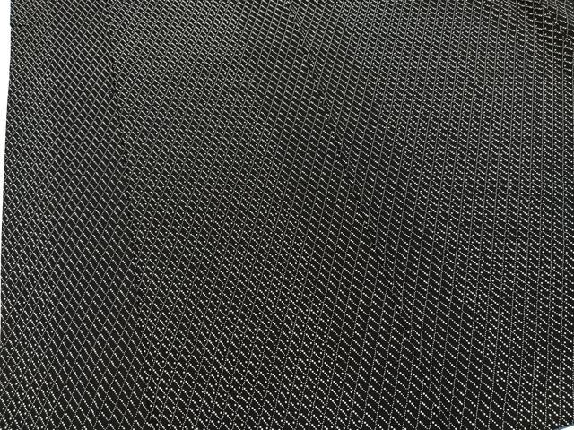 平和屋着物■小紋　瓦文　黒地　洗える着物　BAAX9382yc