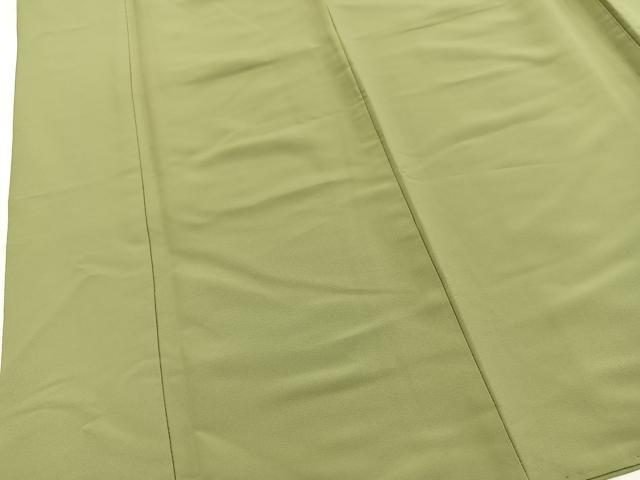 平和屋着物■色無地　松葉色　洗える着物　BAAX9392yc